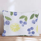 Lemons and Berries Throw Pillow - Hillcroft Home
