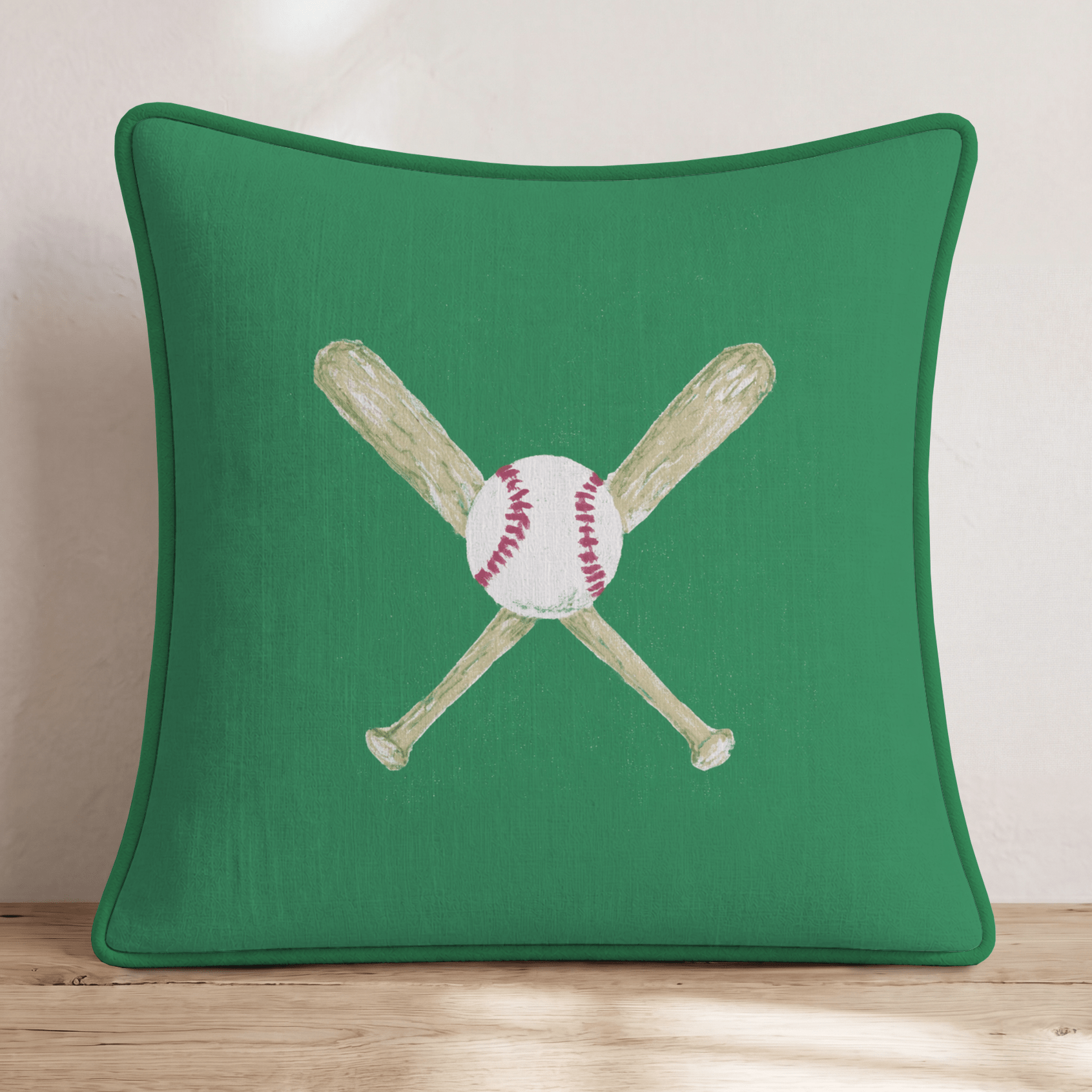 Let's Play Ball Throw Pillow - Hillcroft Home