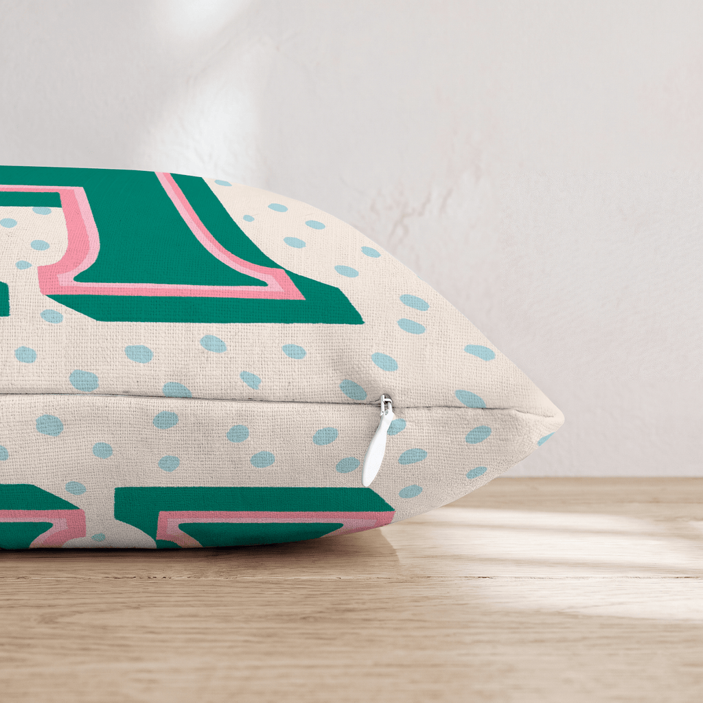Letter H Throw Pillow - Hillcroft Home