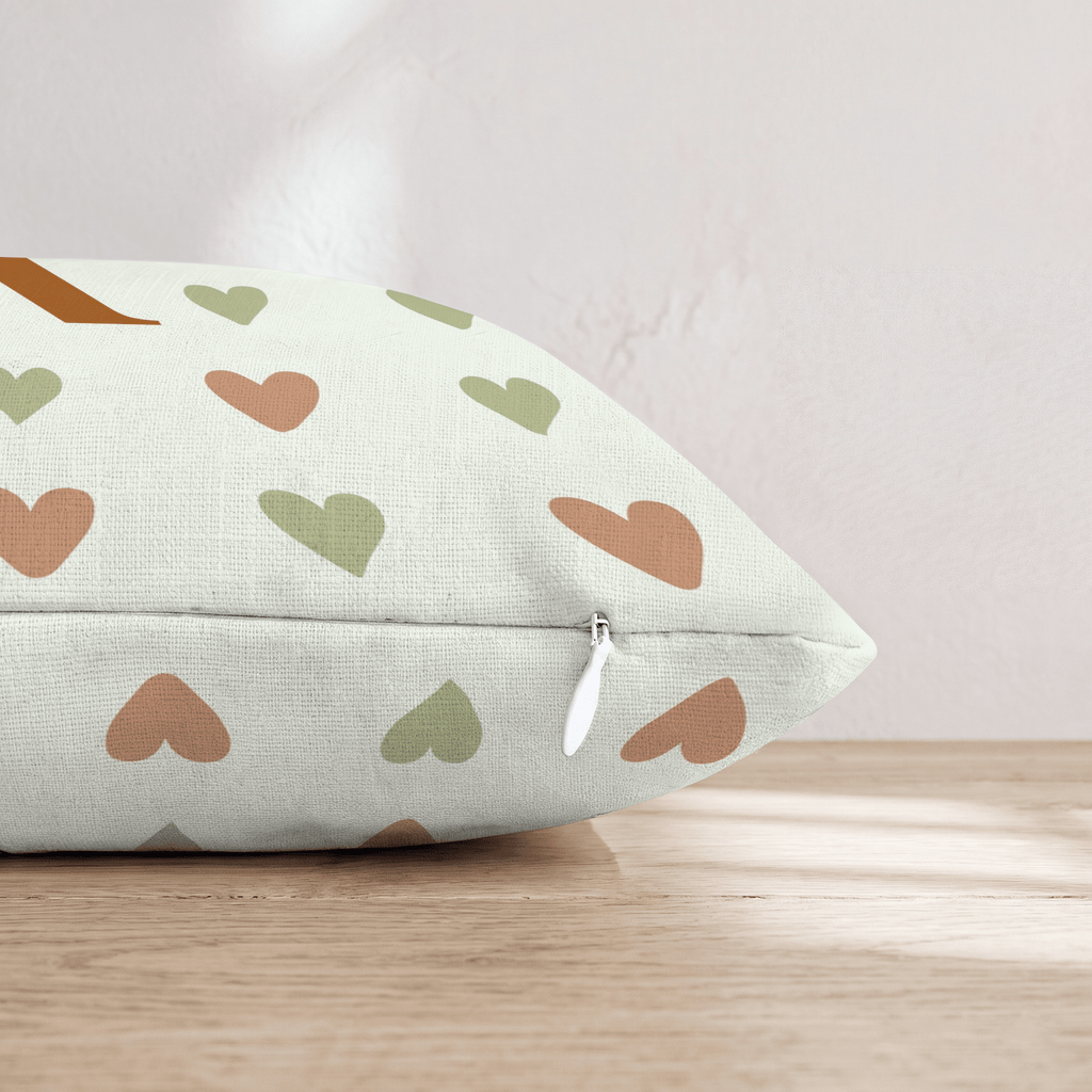 Letter K Throw Pillow - Hillcroft Home
