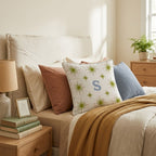 Letter S Throw Pillow - Hillcroft Home