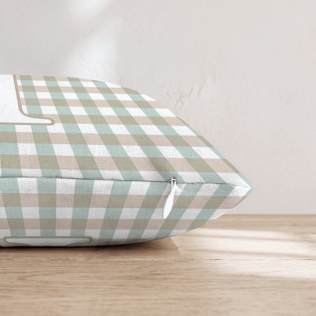 Letter T Throw Pillow - Hillcroft Home
