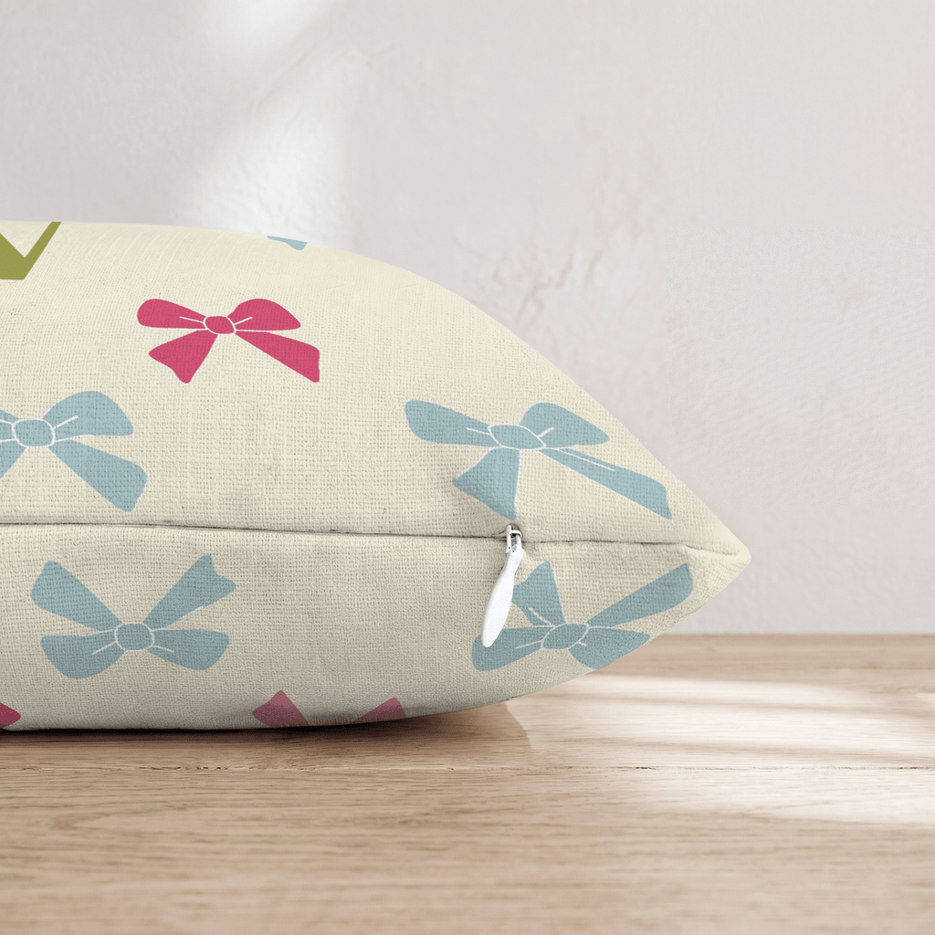 Letter V Throw Pillow - Hillcroft Home