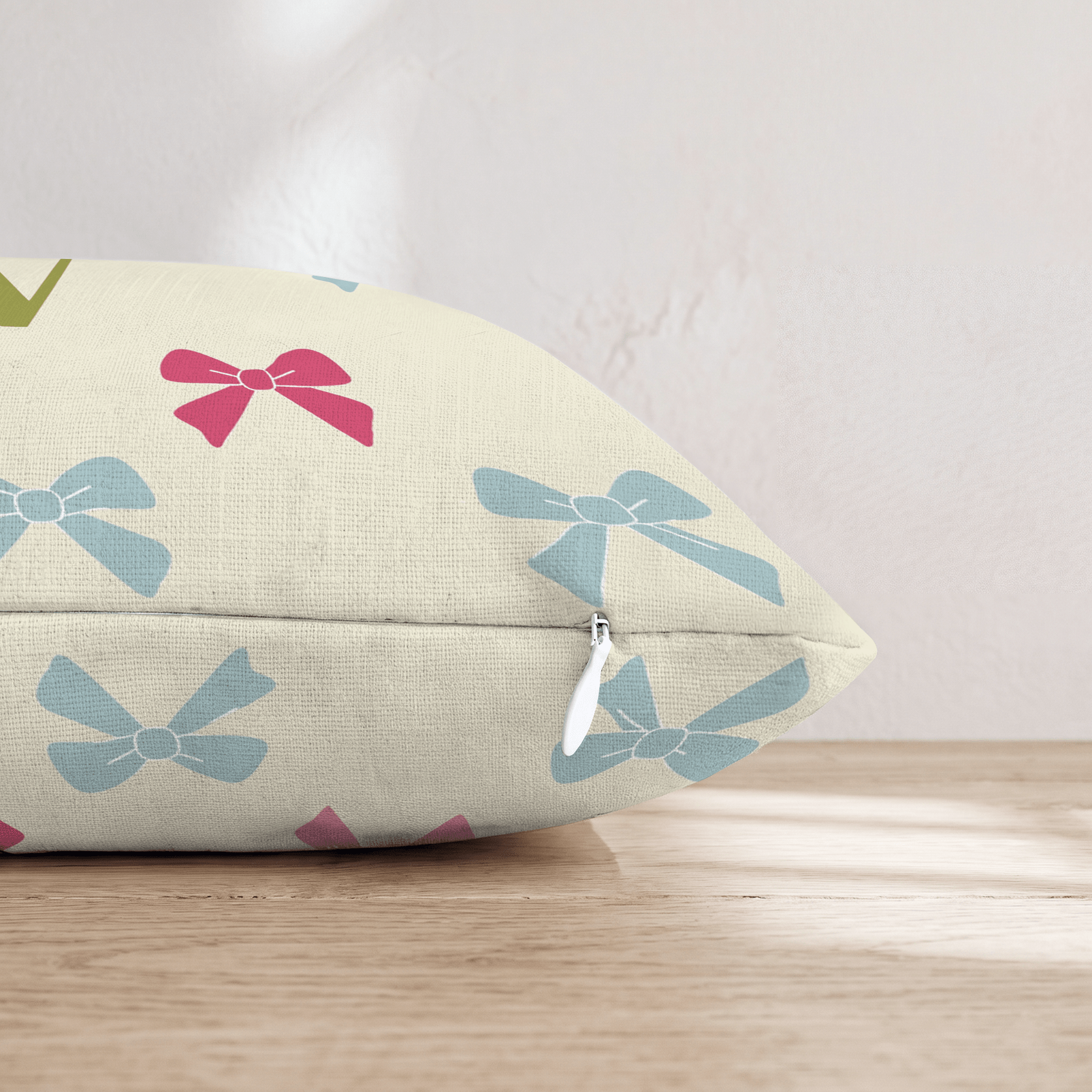 Letter V Throw Pillow - Hillcroft Home