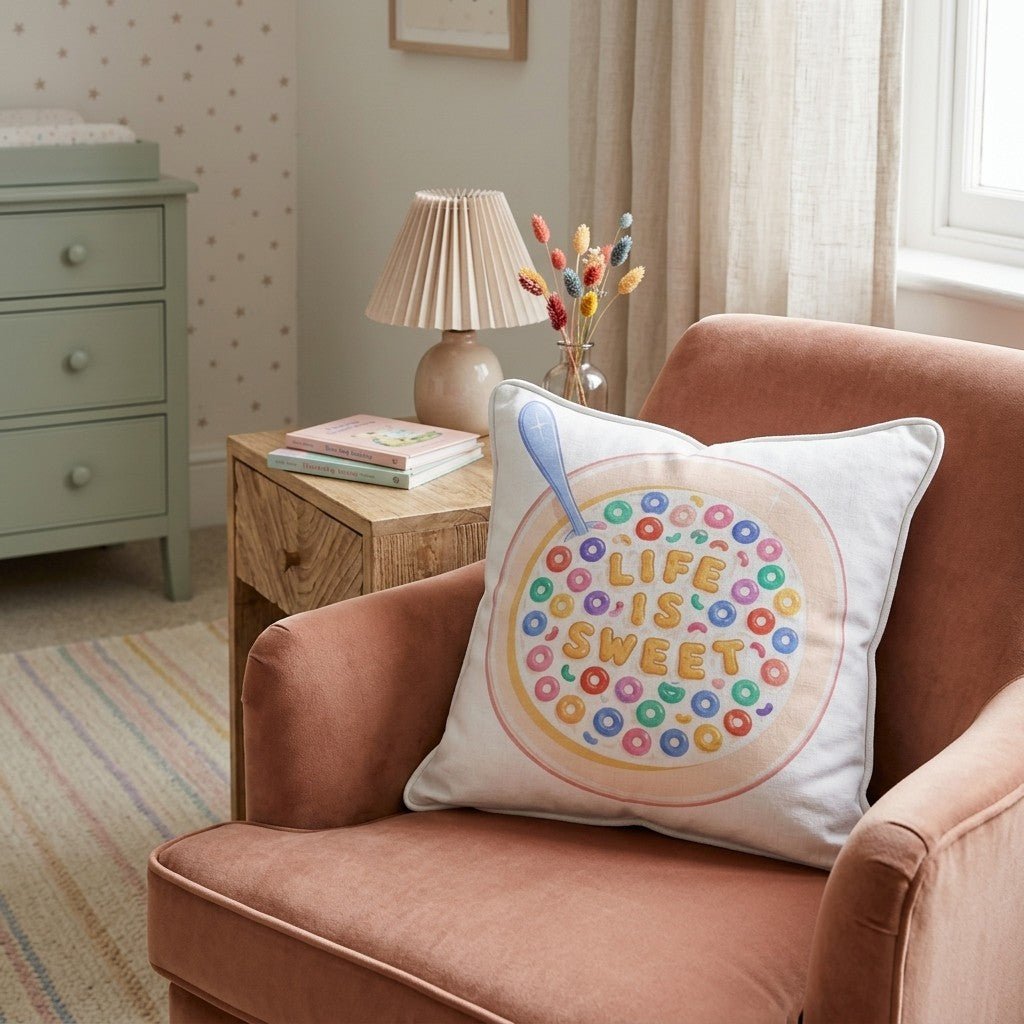 Life is Sweet Throw Pillow - Hillcroft Home