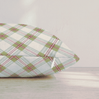 Light Bias Plaid Throw Pillow throw pillow - Hillcroft Home