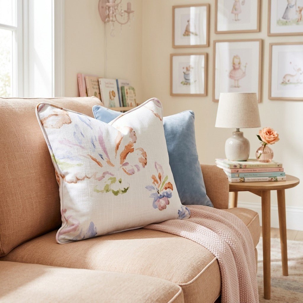 Light Brush Throw Pillow - Hillcroft Home