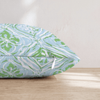 Light Green Repeat Throw Pillow - Hillcroft Home