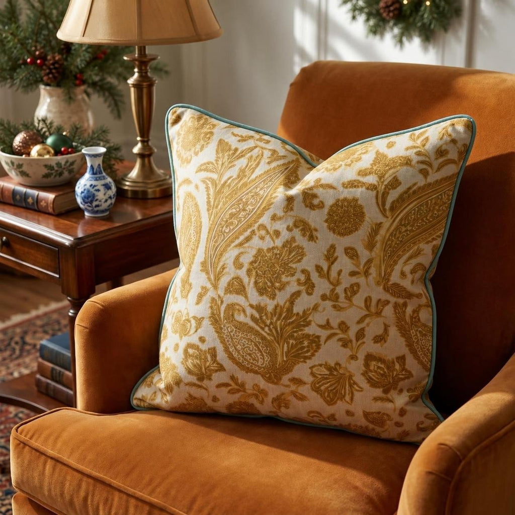 Light Wrapped Dachshund Throw Pillow throw pillow - Hillcroft Home