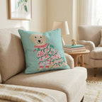 Light Wrapped Labrador Retriever Throw Pillow - Hillcroft Home