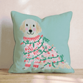 Light Wrapped Retriever Throw Pillow - Hillcroft Home