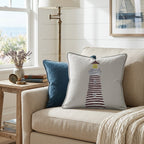Lighthouse_ Throw Pillow - Hillcroft Home