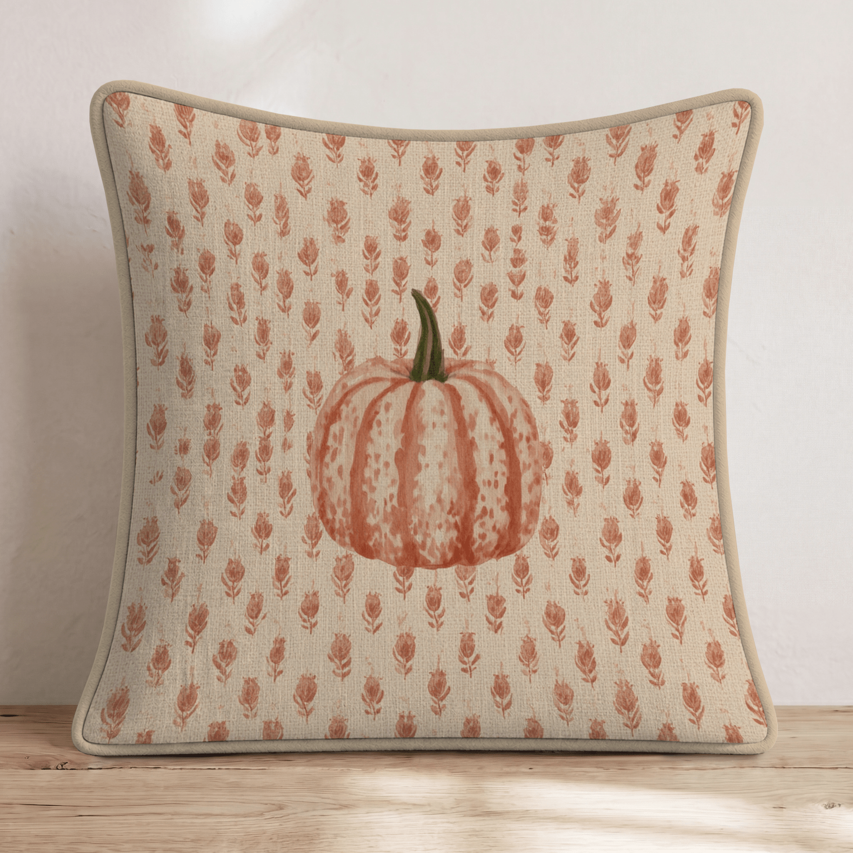 Lil Gourd Darling Throw Pillow - Hillcroft Home