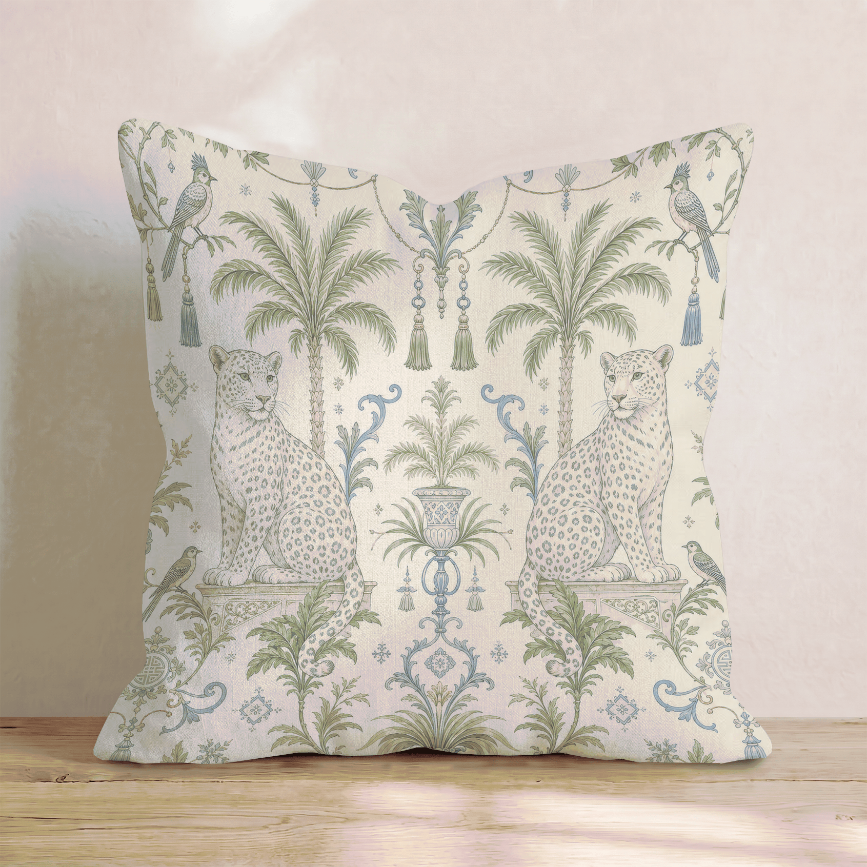 Lillian Leopard Throw Pillow - Hillcroft Home