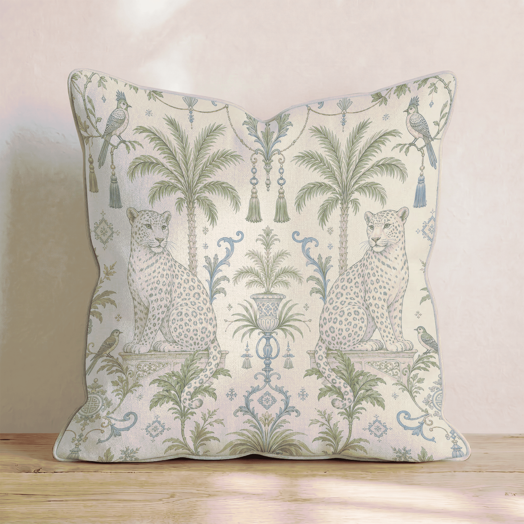 Lillian Leopard Throw Pillow - Hillcroft Home