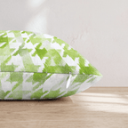 Lily Pad Houndstooth Throw Pillow - Hillcroft Home