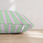 Lily Stripes Throw Pillow - Hillcroft Home
