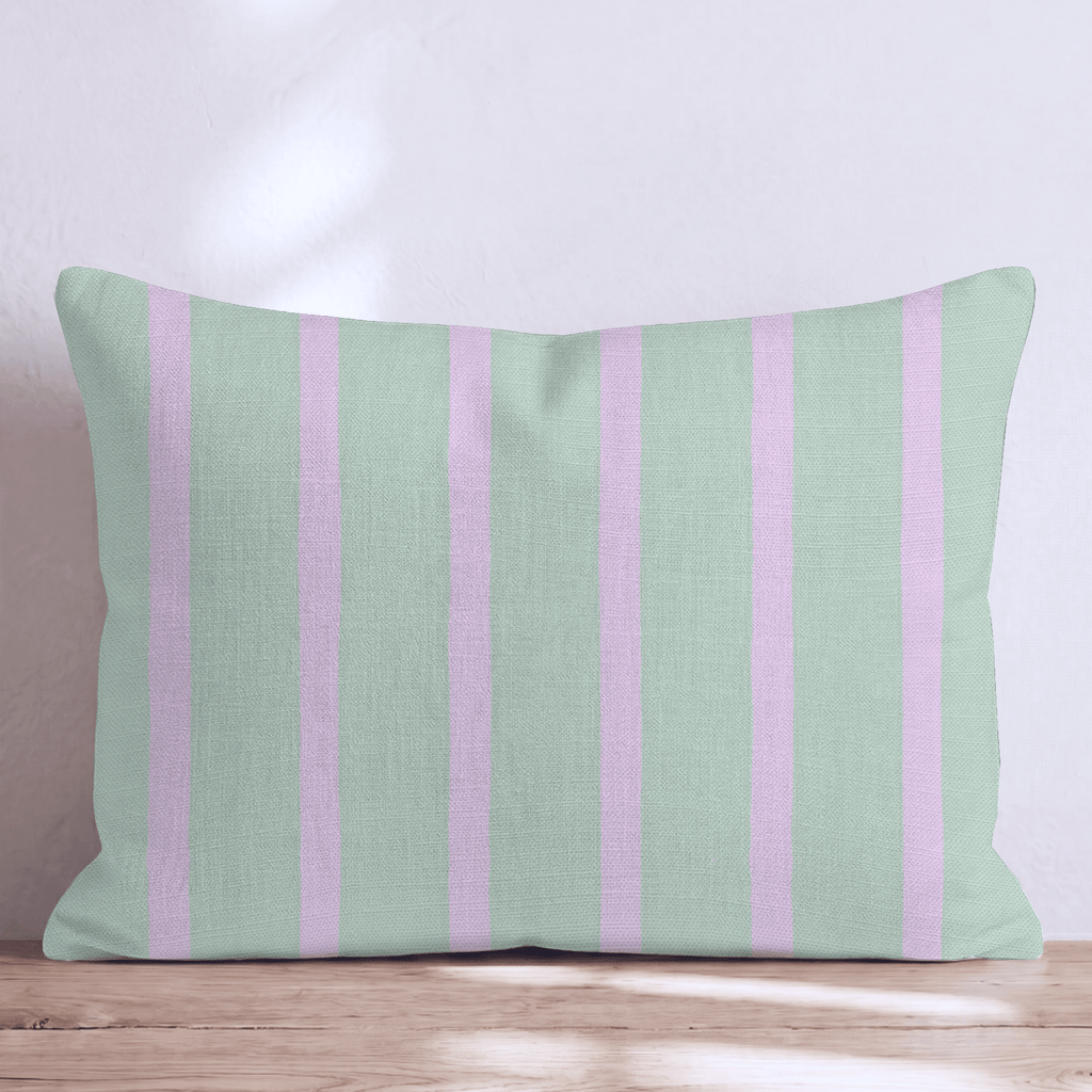 Lily Stripes Throw Pillow - Hillcroft Home