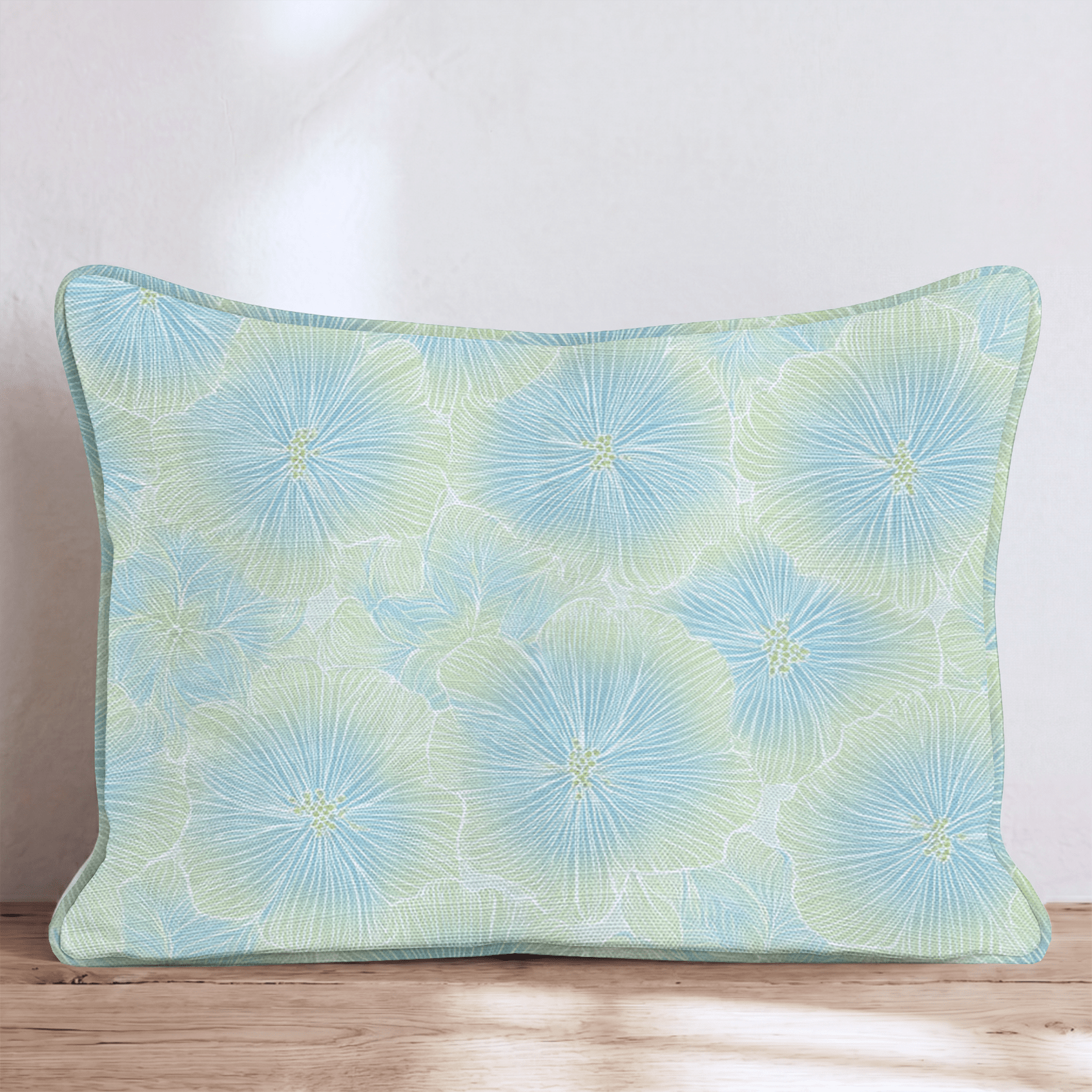 Lime Green Sprout Throw Pillow - Hillcroft Home