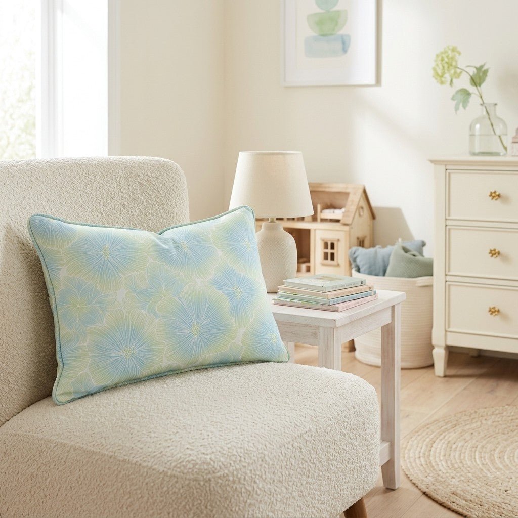 Lime Green Sprout Throw Pillow - Hillcroft Home