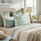 Lime Green Sprout Throw Pillow - Hillcroft Home
