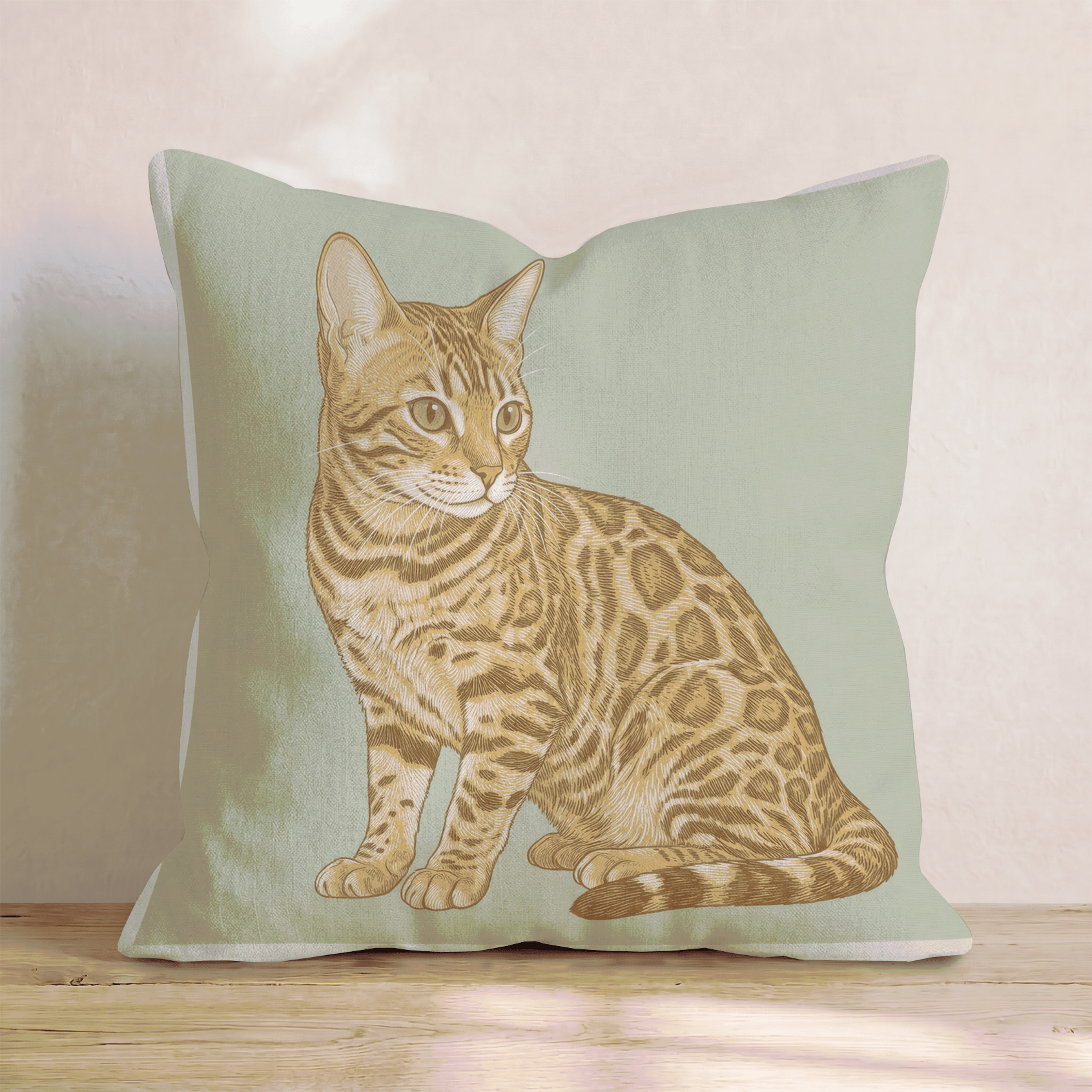 Linen Bengal Throw Pillow - Hillcroft Home