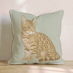 Linen Bengal Throw Pillow - Hillcroft Home