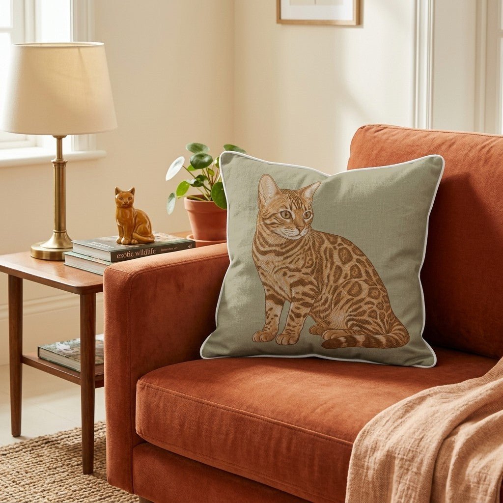 Linen Bengal Throw Pillow - Hillcroft Home