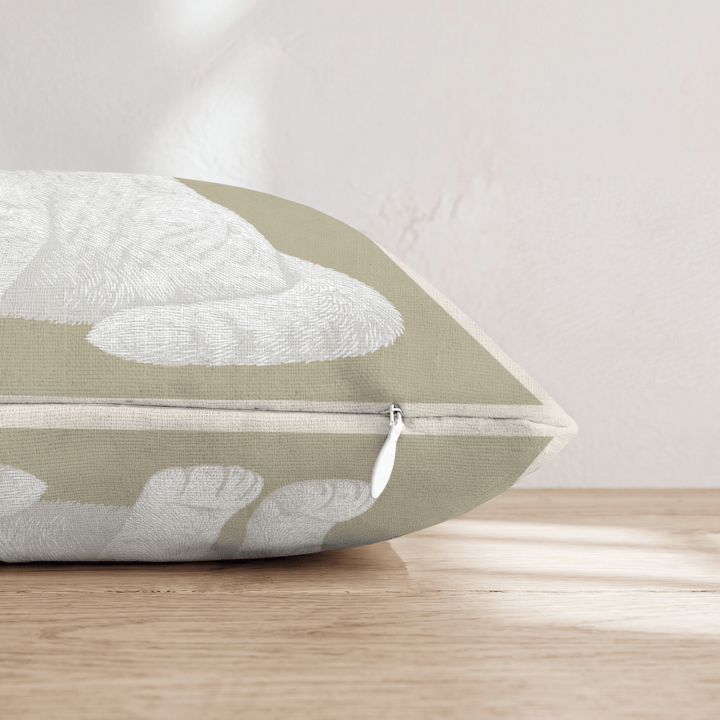 Linen British Shorthair Throw Pillow - Hillcroft Home