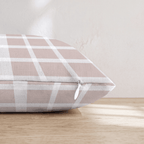 Linen Buffalo Check Throw Pillow - Hillcroft Home