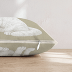 Linen Cat Throw Pillow - Hillcroft Home