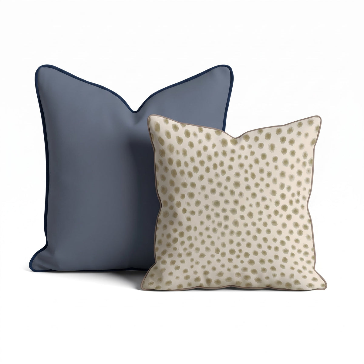 Linen Dot Duo Throw Pillow Bundle throw pillow - Hillcroft Home