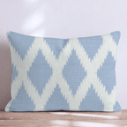 Linen Ikat Throw Pillow - Hillcroft Home