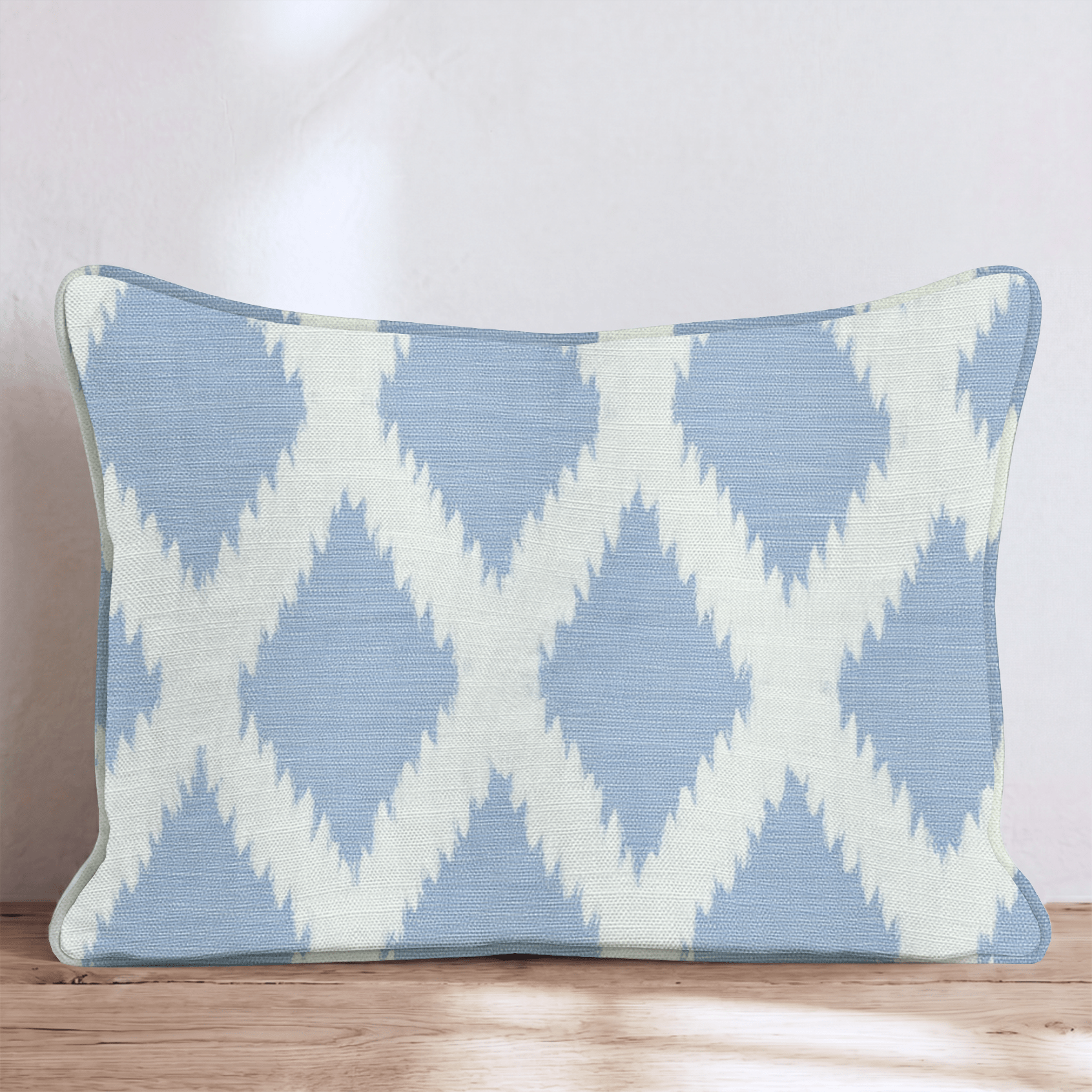 Linen Ikat Throw Pillow - Hillcroft Home