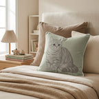Linen Munchkin Throw Pillow - Hillcroft Home