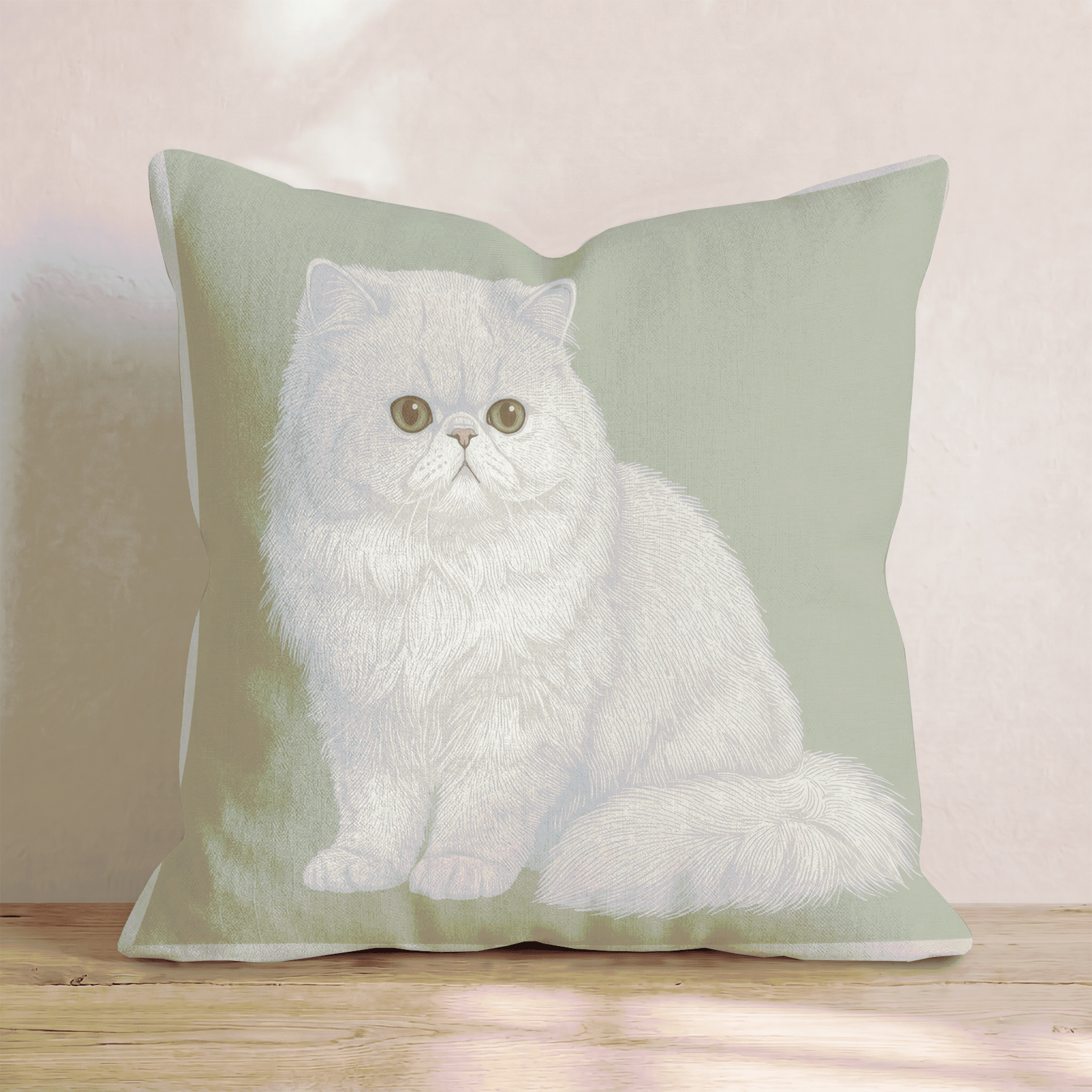 Linen Persian Throw Pillow - Hillcroft Home