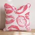 Lip Service Throw Pillow - Hillcroft Home
