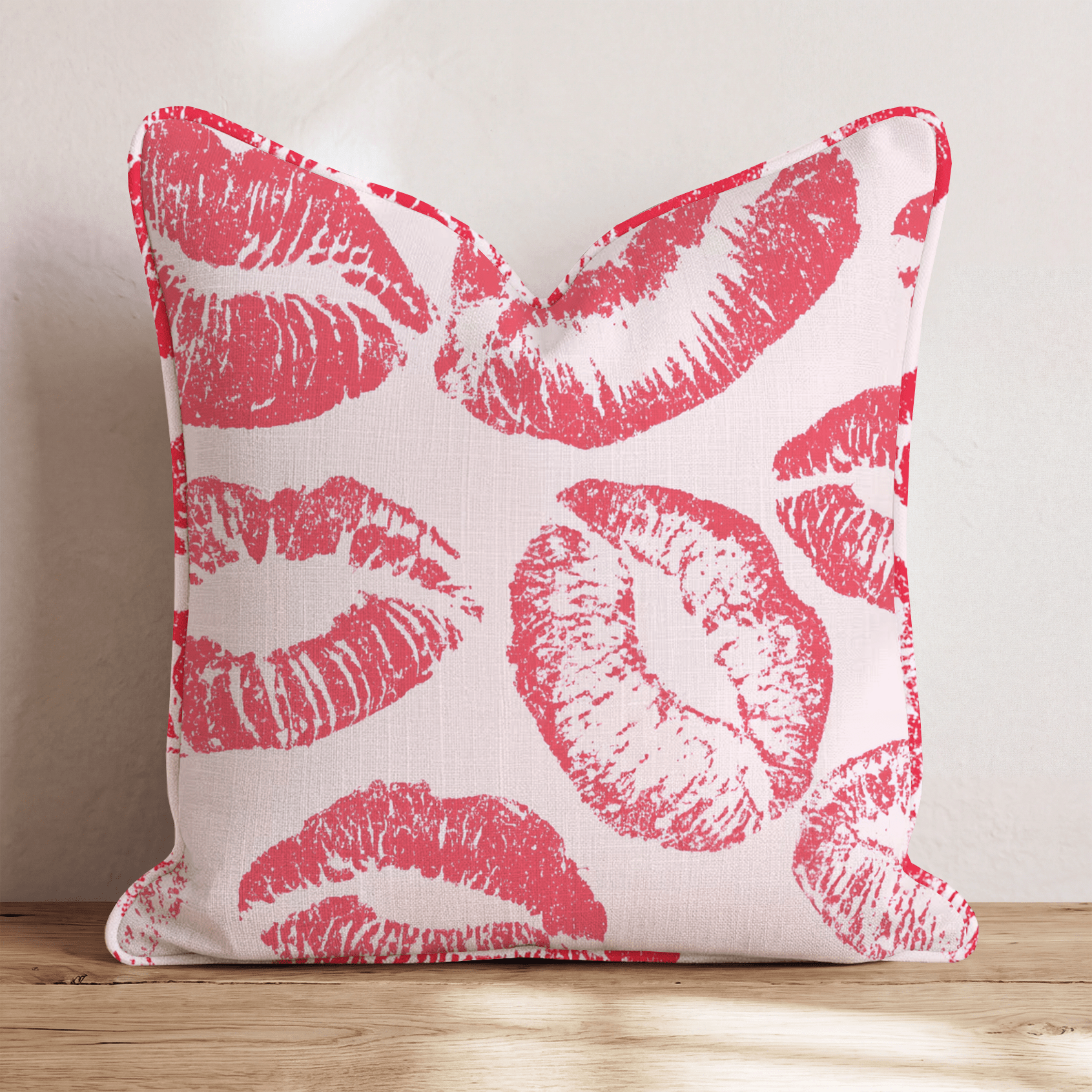 Lip Service Throw Pillow - Hillcroft Home