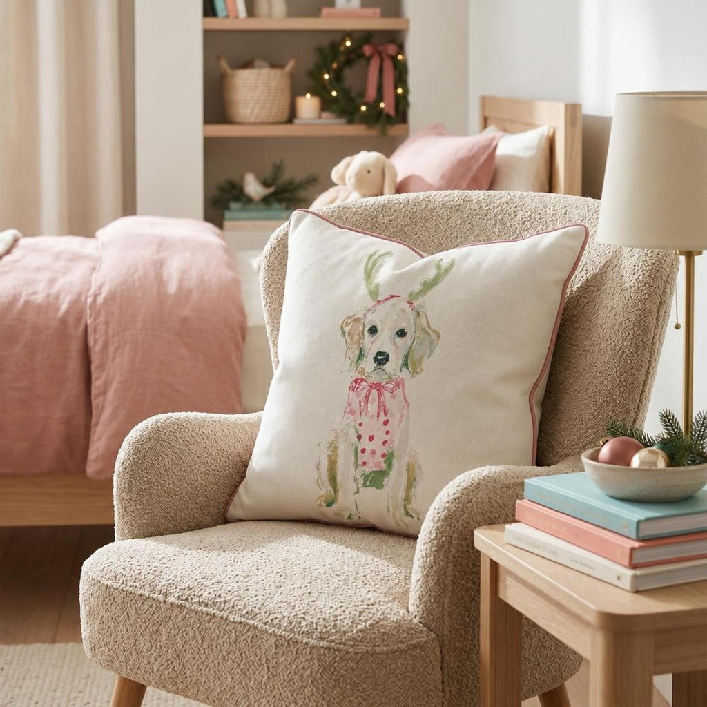 Little Antlers Throw Pillow throw pillow - Hillcroft Home