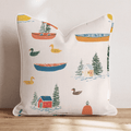 Little Fisherman Throw Pillow - Hillcroft Home