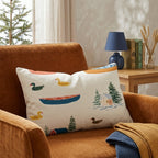 Little Fisherman Throw Pillow - Hillcroft Home