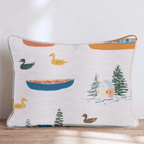 Little Fisherman Throw Pillow - Hillcroft Home