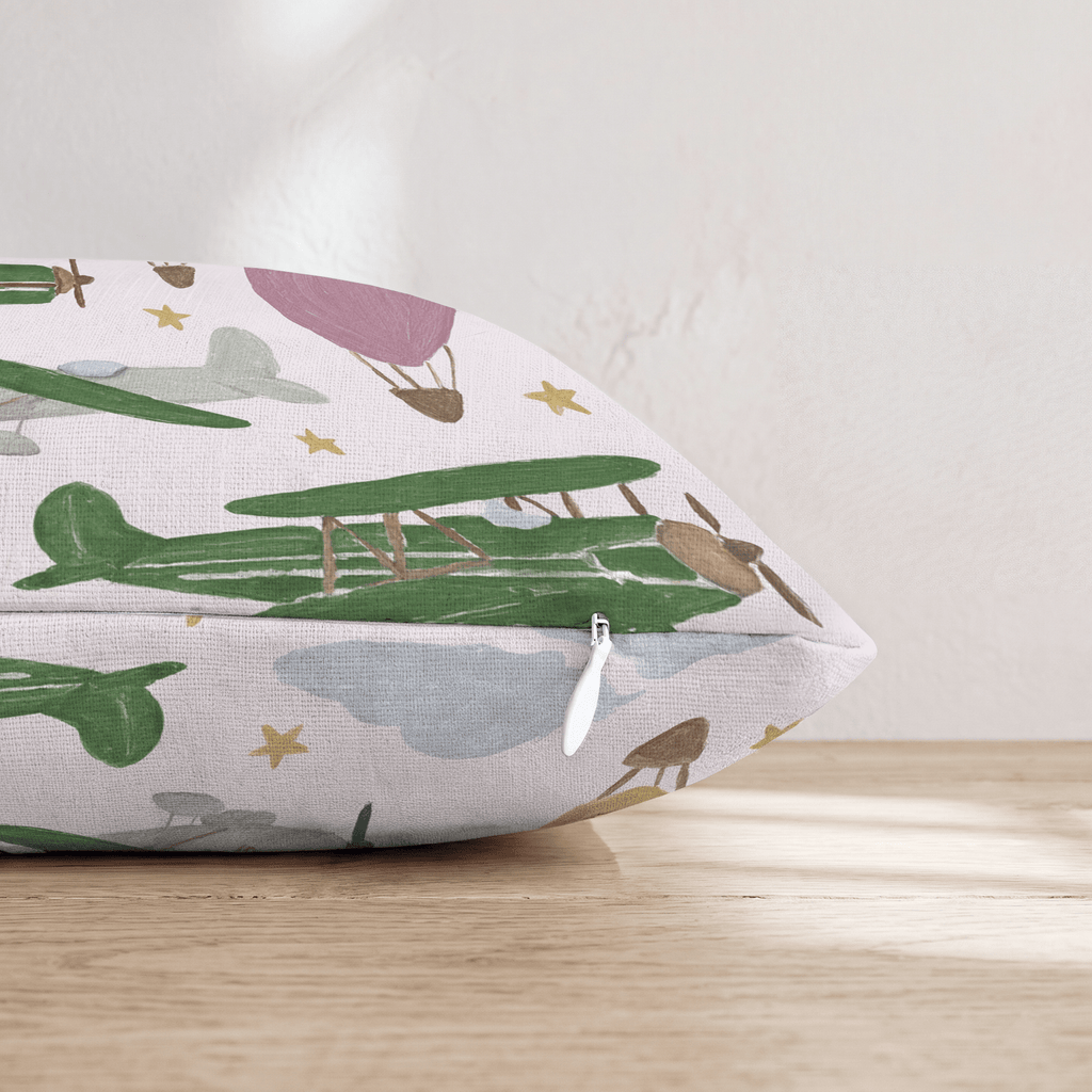 Little Pilot Throw Pillow - Hillcroft Home