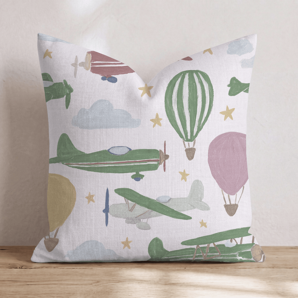 Little Pilot Throw Pillow - Hillcroft Home