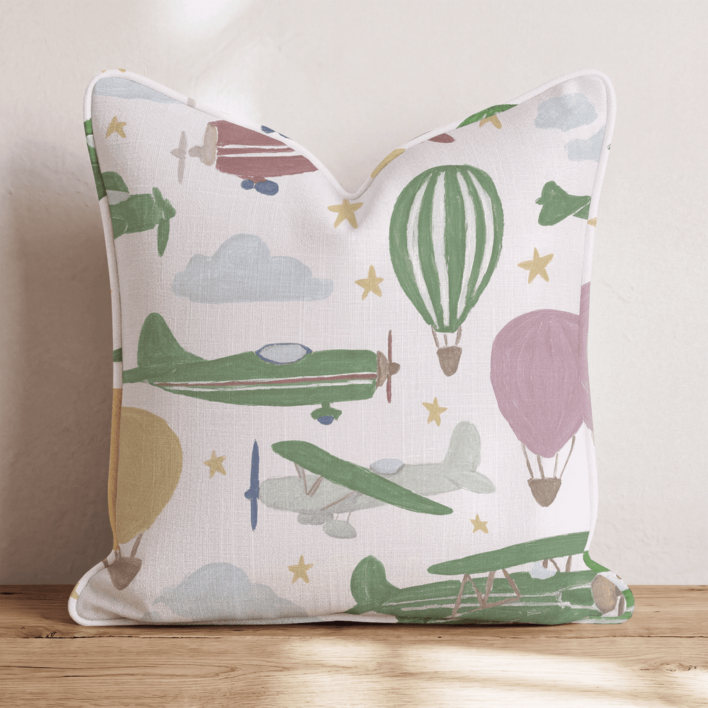 Little Pilot Throw Pillow - Hillcroft Home