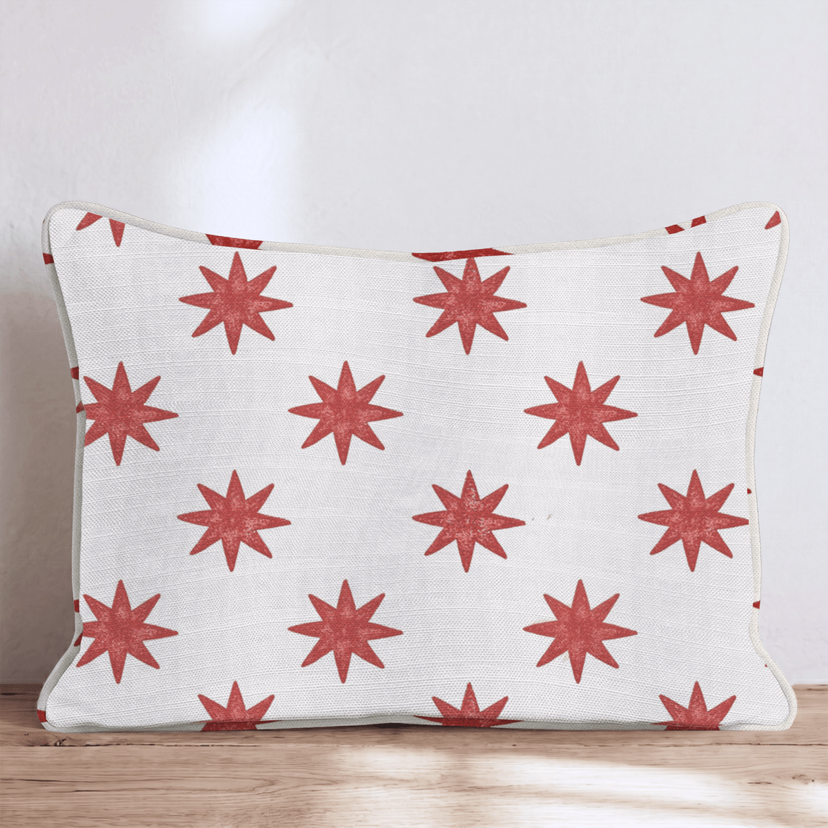 Little Red Star Throw Pillow throw pillow - Hillcroft Home