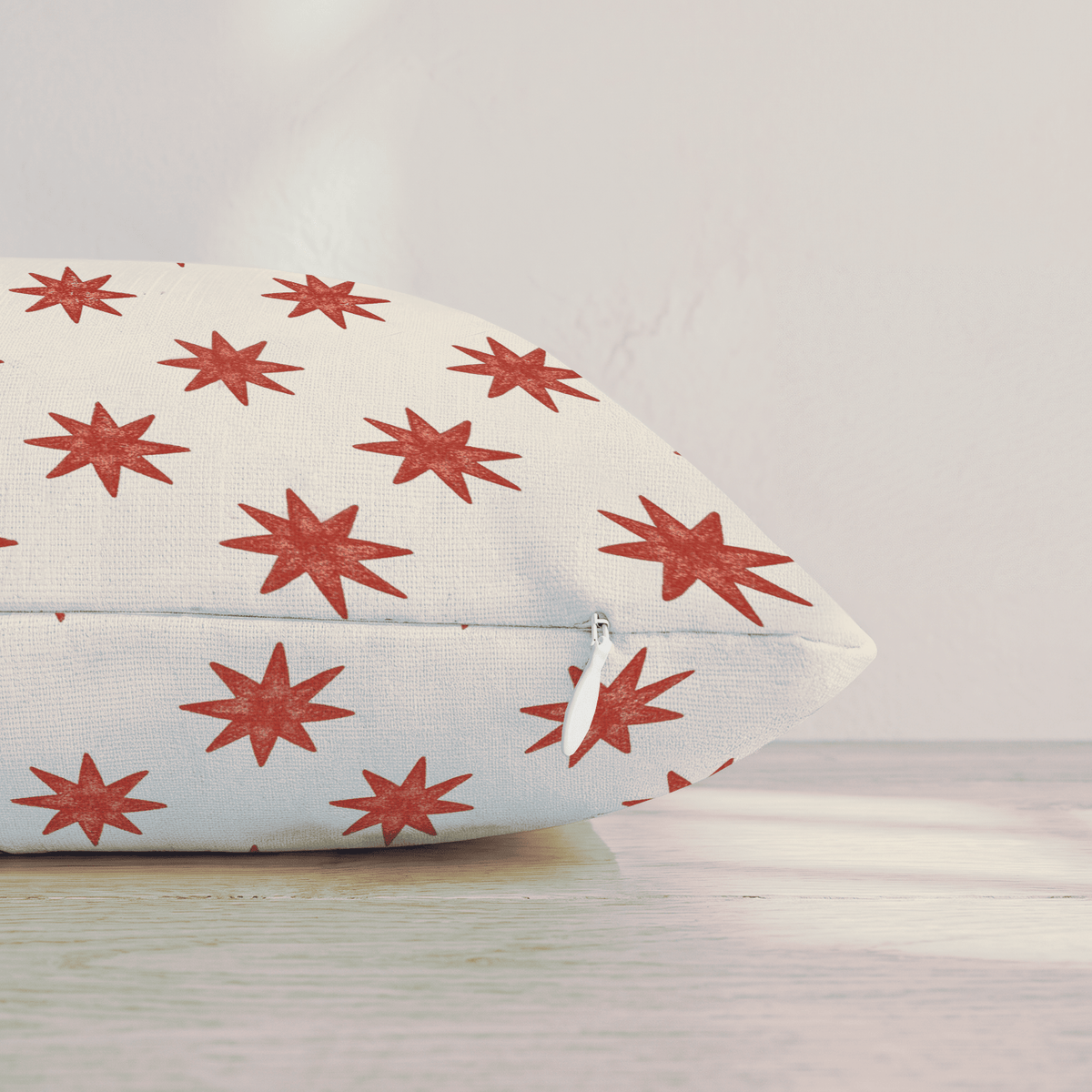 Little Red Star Throw Pillow throw pillow - Hillcroft Home