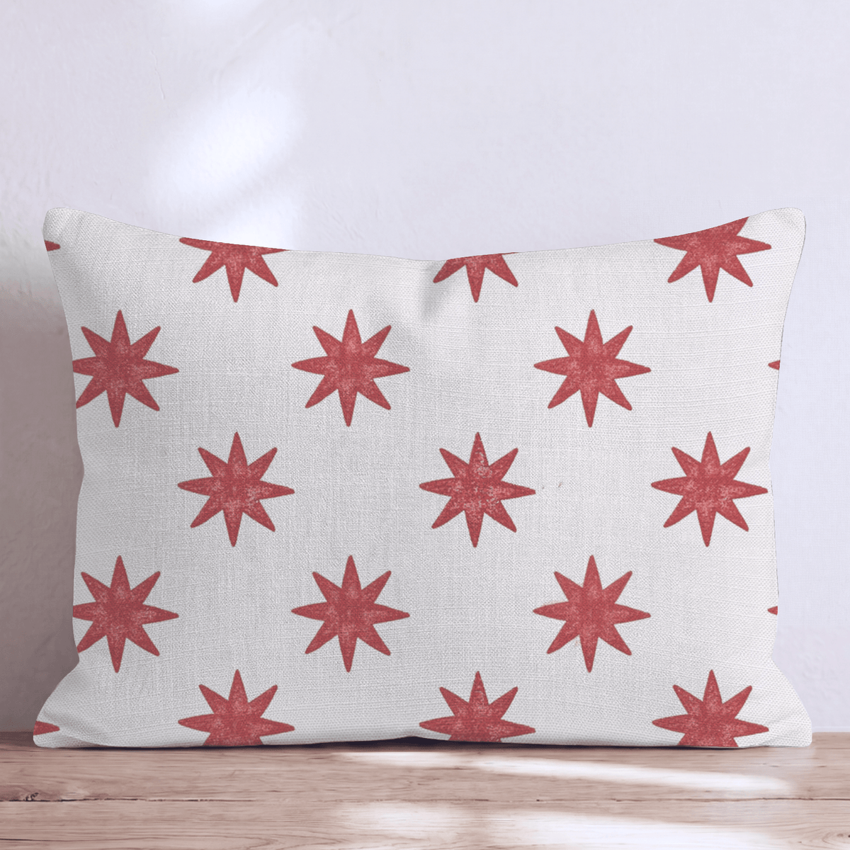 Little Red Star Throw Pillow throw pillow - Hillcroft Home