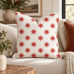 Little Red Star Throw Pillow throw pillow - Hillcroft Home