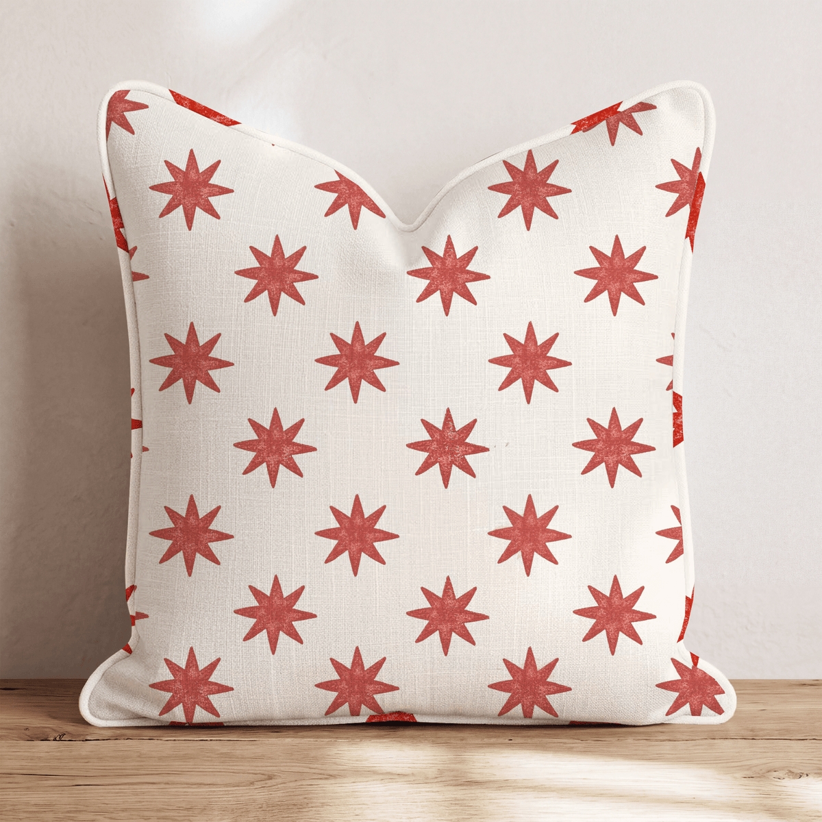 Little Red Star Throw Pillow throw pillow - Hillcroft Home